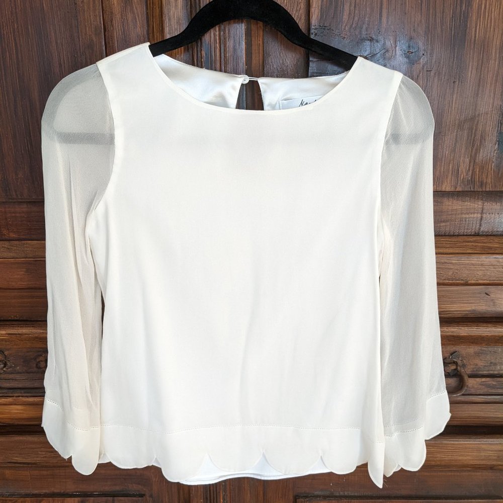 Badgley Mischka Silk Blouse